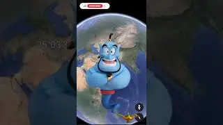found a Genie on Google Earth 🌍 and Google Maps 