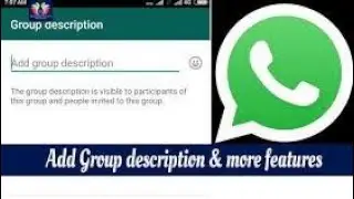 WhatsApp  IMP update: ADD GROUP DISCUSSION on