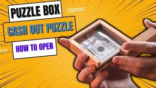 Cash Out Puzzle Box - Puzzle Box for Gift Cards & Money from Creative Crafthouse