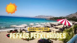A Day in Pefkos, Pefki: Exploring Rhodes' Charming Coastal Village 🇬🇷