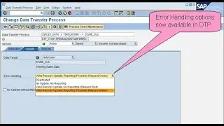 Error Stack DTP Reporting in SAP BI||SAP VIDEOS HUB||SAP HANA||SAP BW||SAP BI||HTML||SQL
