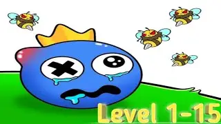 Rainbow Monster- Draw Puzzel Level 1 till 15 Android iOS Gameplay and Walkthrough By Moniga Games