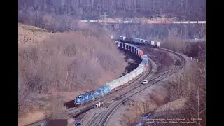 Conrail, "THE SLIDE", Summit of the Allegheny mountains, Gallitzin, PA.