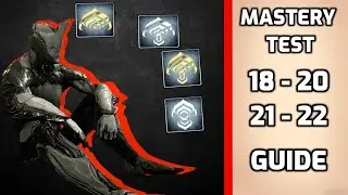 Warframe mastery test guide - MR 18 - 20 - 21 - 22 // Beginners Warframe guide