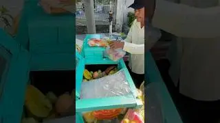 Street food “rujak buah manis” seporsi 15k #shortsfeed #shortsviral #streetfood #food #eat #shorts