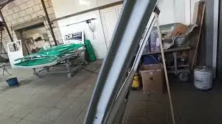 Дверь боковая из стеклопластика Мерседес Спринтер 903 (под стекло).