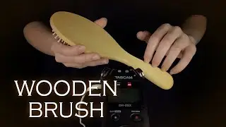 [ASMR] Wooden Brush Scratching (no tapping, no talking)