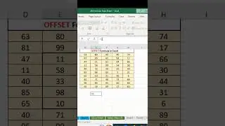 OFFSET Formula in Excel | How to use offset function in Excel