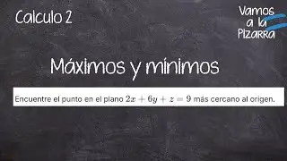 Máximos y mínimos  : Punto del un plano mas cercano al Origen