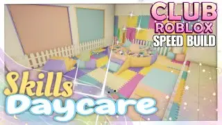 📊 Skill kids room and Playground 🧁|| Club roblox build || Speed build ( Roblox )
