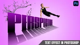 Perspective Text Photoshop 