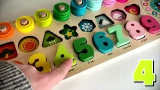 Shapes for kids | Numbers & Counting 1 to 20 | Best Learn Shapes | Preschool Toddler Learning Video