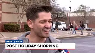 Upstate shoppers head out following Christmas