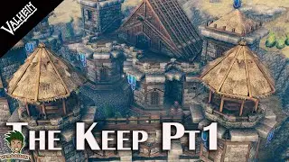 Valheim |  how to build a Medieval Castle  part 1 Building Ep #10