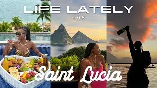 VLOG | LIFE LATELY 008 • THE ULTIMATE GIRLS TRIP TO SAINT LUCIA! WE GOT TO STAY AT JADE MOUNTAIN 🏔️