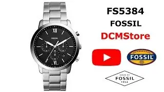 FS5384 Fossil Neutra Chronograph Black Dial
