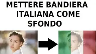 come mettere la bandiera italiana come sfondo di una foto o immagine da pc online senza programmi