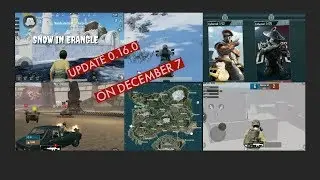 PUBGM - NEW FEATURES, NEW UPDATE 0.16.0, SNOW IN ERANGLE,NEW TDM MAP ALPHA,RAGE GEAR MAP AND MORE