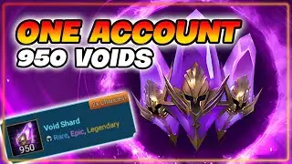 HOW MANY 💥LEGENDARY💥 WOULD YOU GUESS FROM 950 VOIDS?! | RAID Shadow Legends