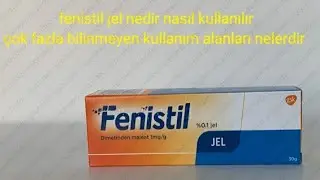 mucize jel fenistil nedir nasıl kullanılır #allerji #kaşıntı #sivilce