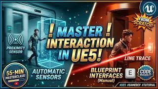 Unreal Engine 5 Masterclass: Proximity & Interaction Interfaces (UE5 Tutorial)