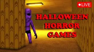 HAPPY HALLOWEEN!!! | ROBLOX HORROR GAMES (LIVE)