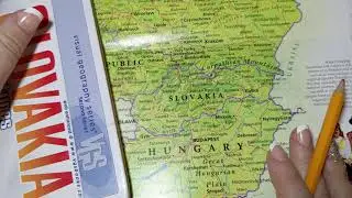 ASMR ~ Slovakia History & Geography ~ Soft Spoken Map Pointing