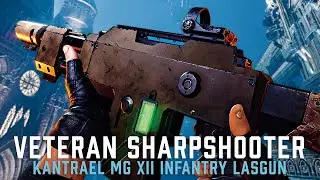 Veteran Sharpshooter + Kantrael MG XII Infantry Lasgun / New Animation / New Map Gameplay｜Darktide
