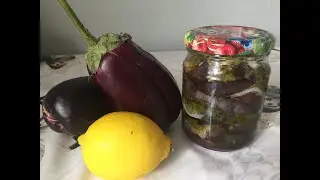 Жареные баклажаны с лимоном