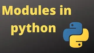 Modules and comment in python || python