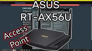 Setting up the ASUS RT-AX56U WLAN router as an access point
