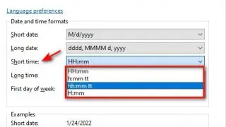 How to change 12 hours time format in Windows 11