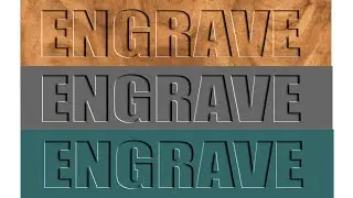Engrave effect in CorelDRAW X7  | 3D Typography effect | Coreldraw tutorial | Graphic design