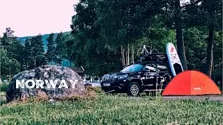 Из Швеции в Норвегию на машине с маленьким ребёнком. Ночёвка в палатке с ребёнком. Часть 5