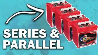 RV Battery Upgrade #2 | 4 6V Golf Cart Battery Install |  + TorkLIft Battery Box