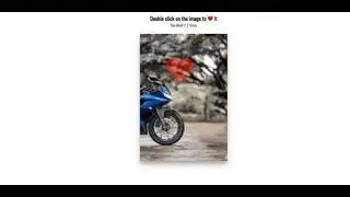 Create Double Click Heart Animation Tutorial | HTML, CSS, JavaScript