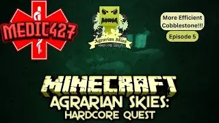 More Efficient Cobblestone Generation!! | Minecraft: Agrarian Skies 2 | 2023