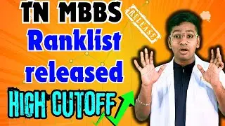 TAMIL NADU MBBS RANK LIST RELEASED || CUTOFF ?? || BMNT || NEET 2025