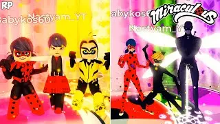 ALL NEW TRANSFORMATION WITH RYUKO S6 DO GRUPO NO MIRACULOUS RP - MIRACULOUS ROBLOX!
