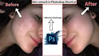Skin Retouching Shortcut in Photoshop l New Technique Soften Skin Using Photoshop 2025