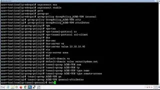 ASA RA VPN through CLI