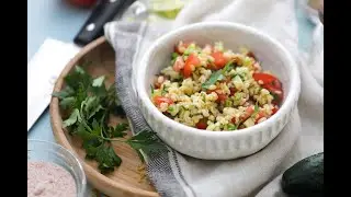 Табуле с булгуром - популярный салат арабской кухни