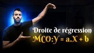 Statistique de deux variables - Ajustement linéaire - Droite de régression : MCO Y = a.X + b