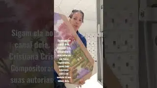 Sigam a Cristina Cris aqui no YouTube  obrigada pelo presente, eu fui sua 1° inscrita