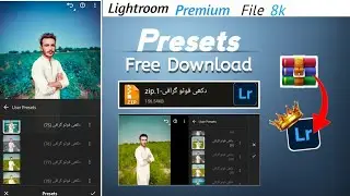 How to Download Lightroom xmp presetsPresets zip file 2025
