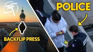 On ÉCHAPPE à la POLICE sur le toit d'une église. (ou pas)