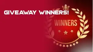 Giveaway winners announced!