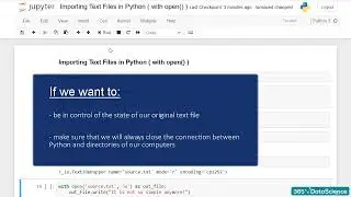 096 Importing Text Files in Python  with open