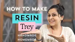 RESIN Art - How to make RESIN Trey. Lets make RESIN Trey - Step by Step Process by Pouring Dreams