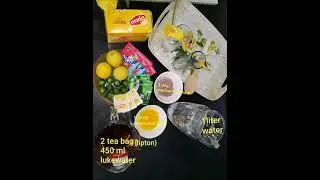 Easy homemade refreshment juice